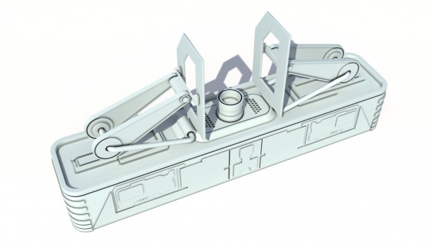 Scifi details and greeble 3D model_10