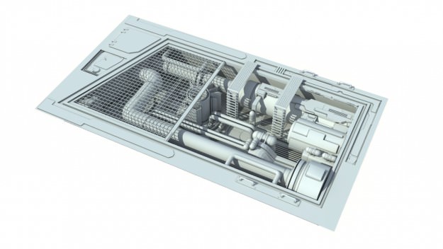 Scifi details and greeble 3D model_6