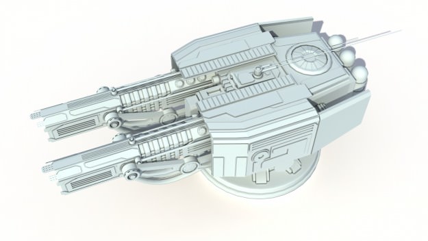 Scifi details and greeble 3D model_9