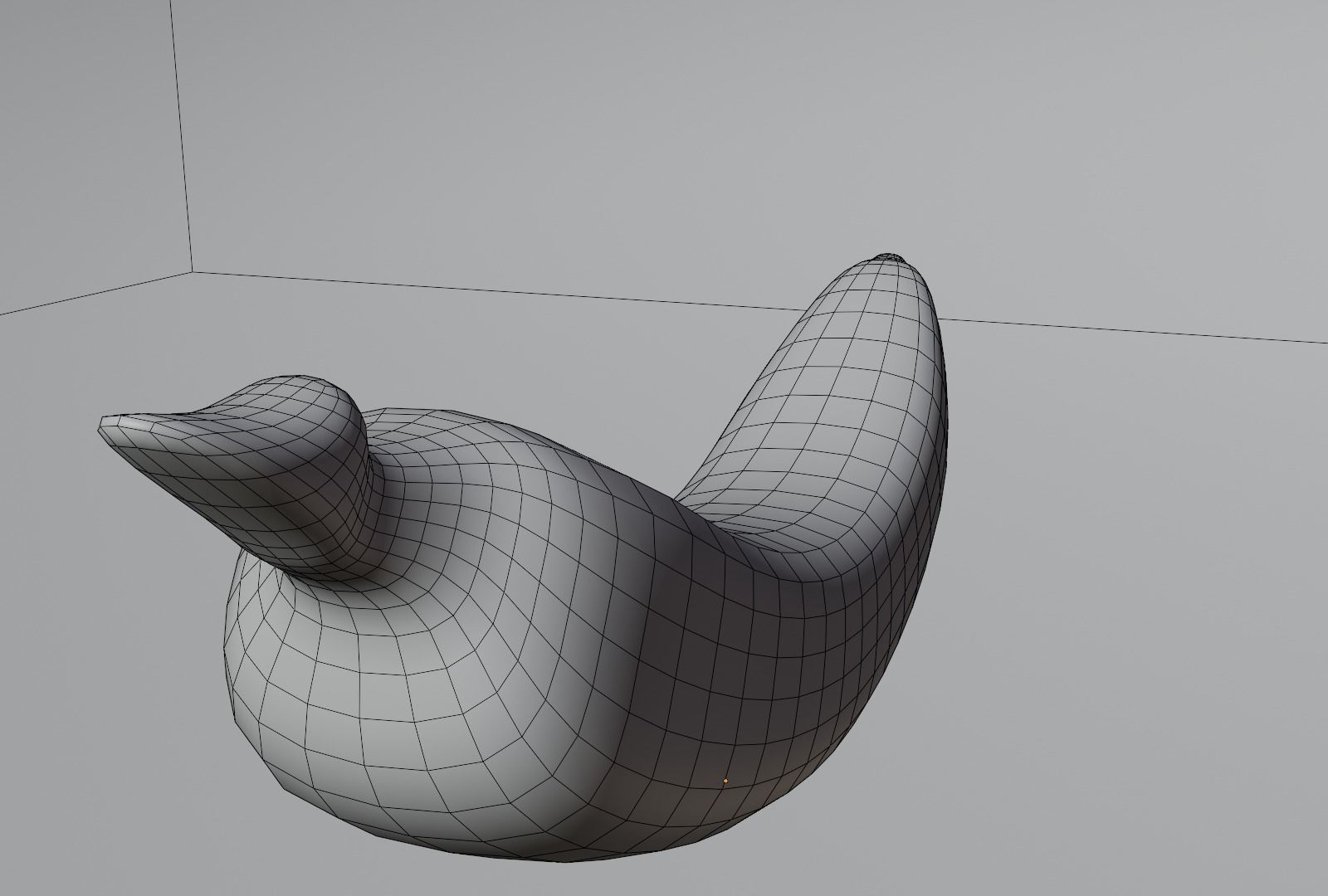 Low Poly Unpeeled Banana Free low-poly 3D model_7