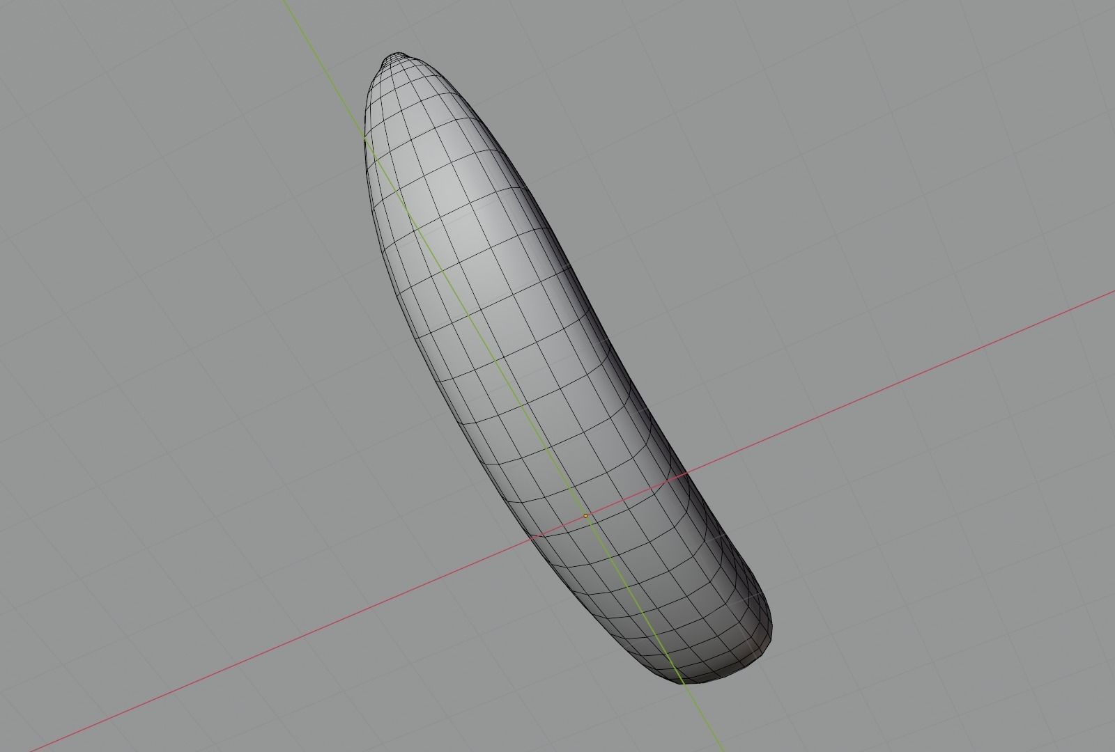 Low Poly Unpeeled Banana Free low-poly 3D model_4