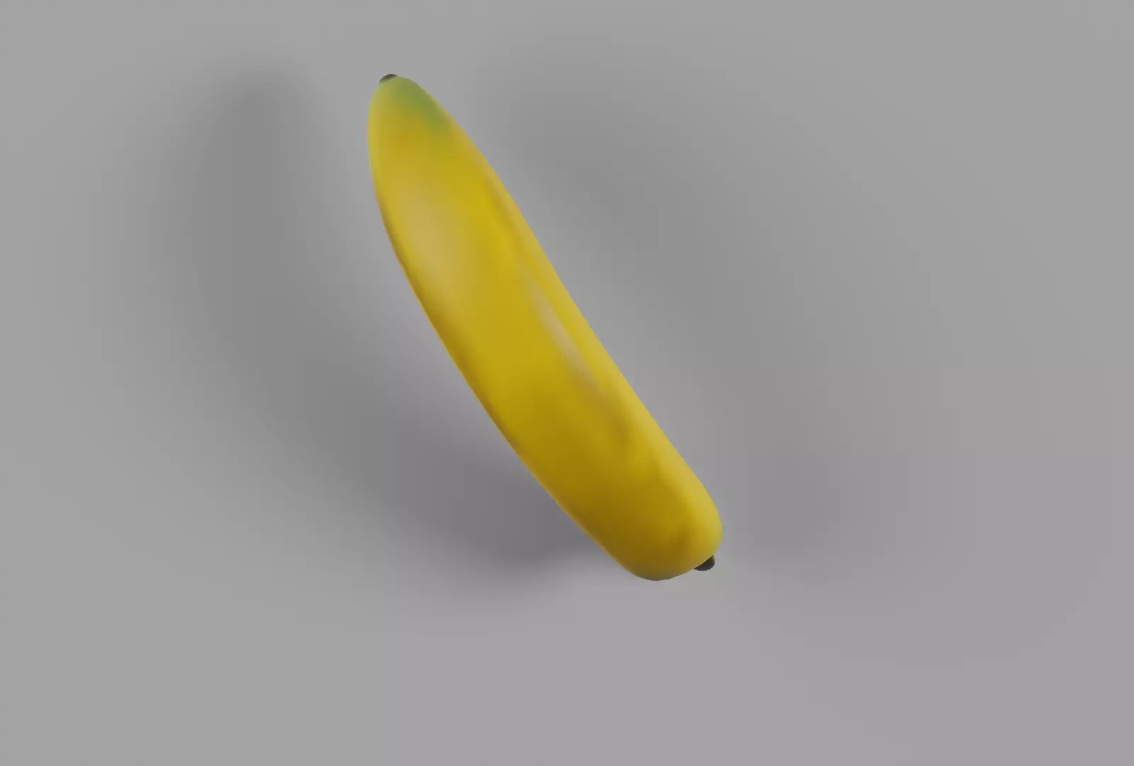 Low Poly Unpeeled Banana Free low-poly 3D model_0