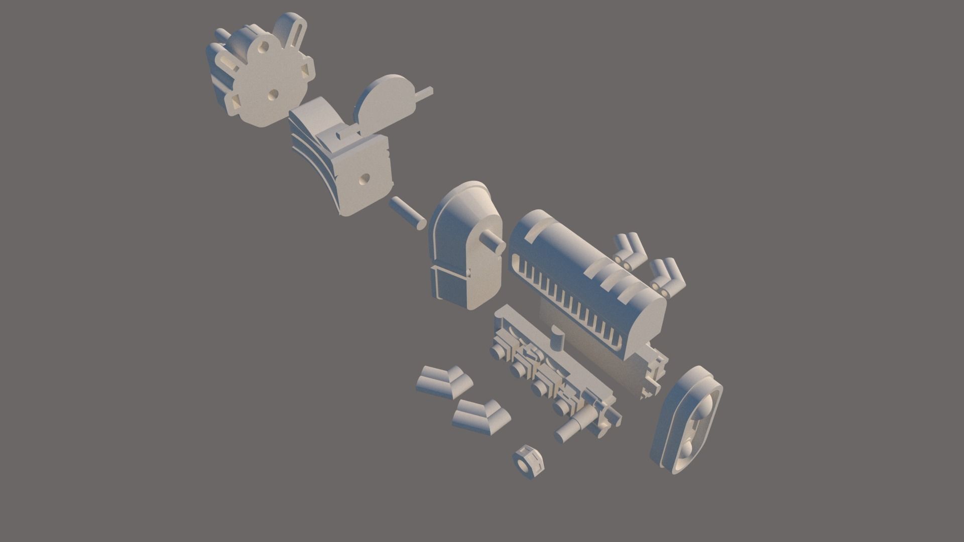 Retro Style Hover Bike Free 3D print model_2