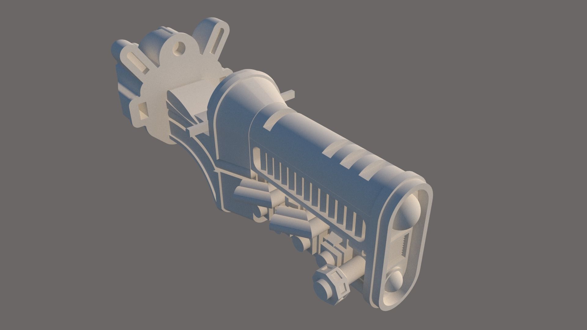 Retro Style Hover Bike Free 3D print model_3