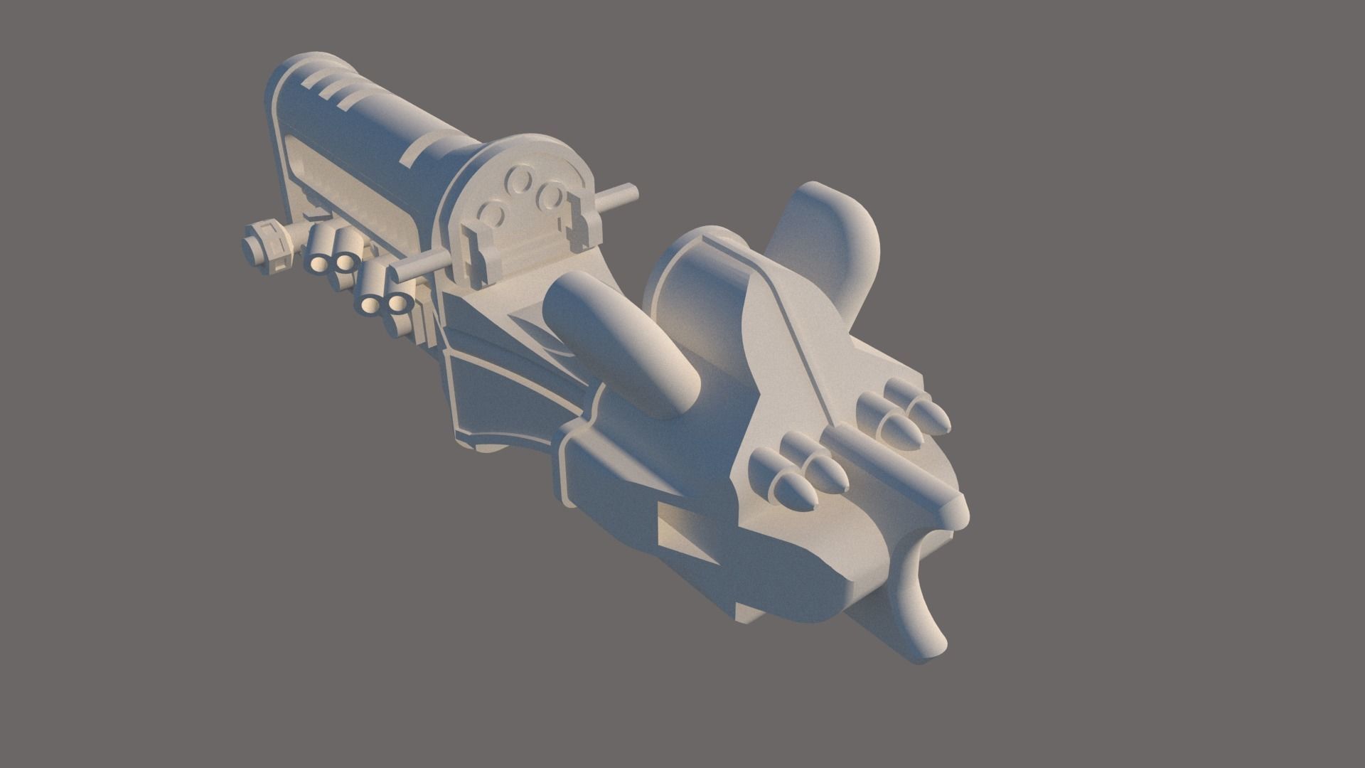 Retro Style Hover Bike Free 3D print model_4