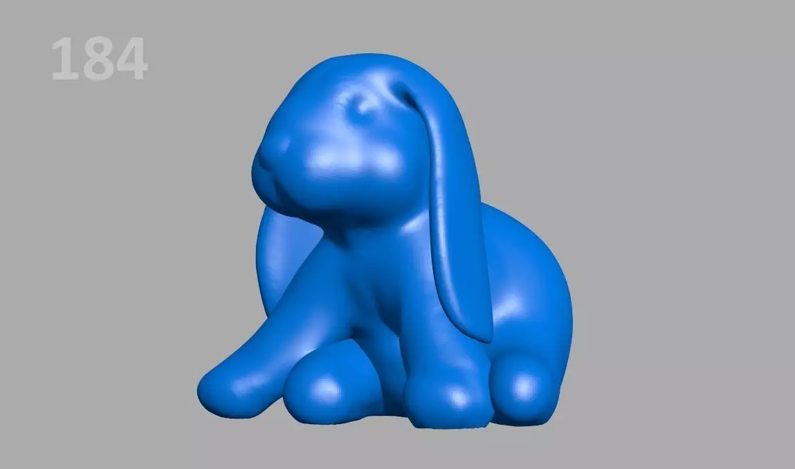 P184-Ducky bunny 3D model_0