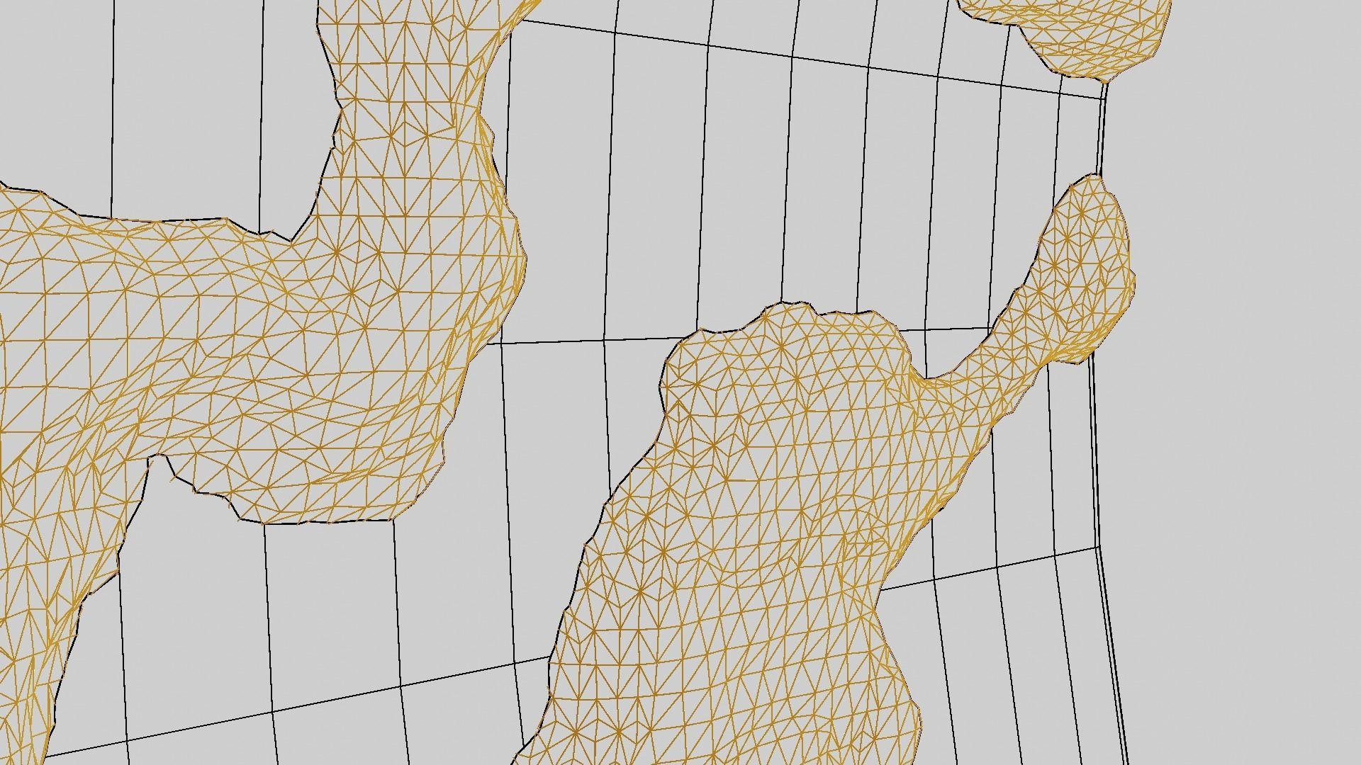 Modern artistic curved wood and resin Wall panel Module 3D model_19