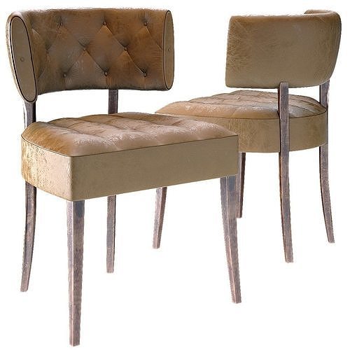 Zulu Dining Chair Brabbu Mid Armchair 3D model