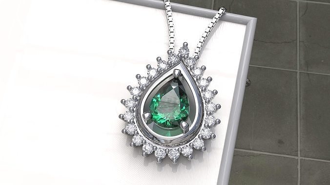 LEIDE DROP PENDANT 3D print model