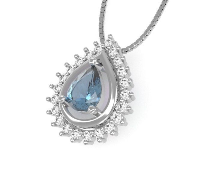 LEIDE DROP PENDANT 3D print model_5