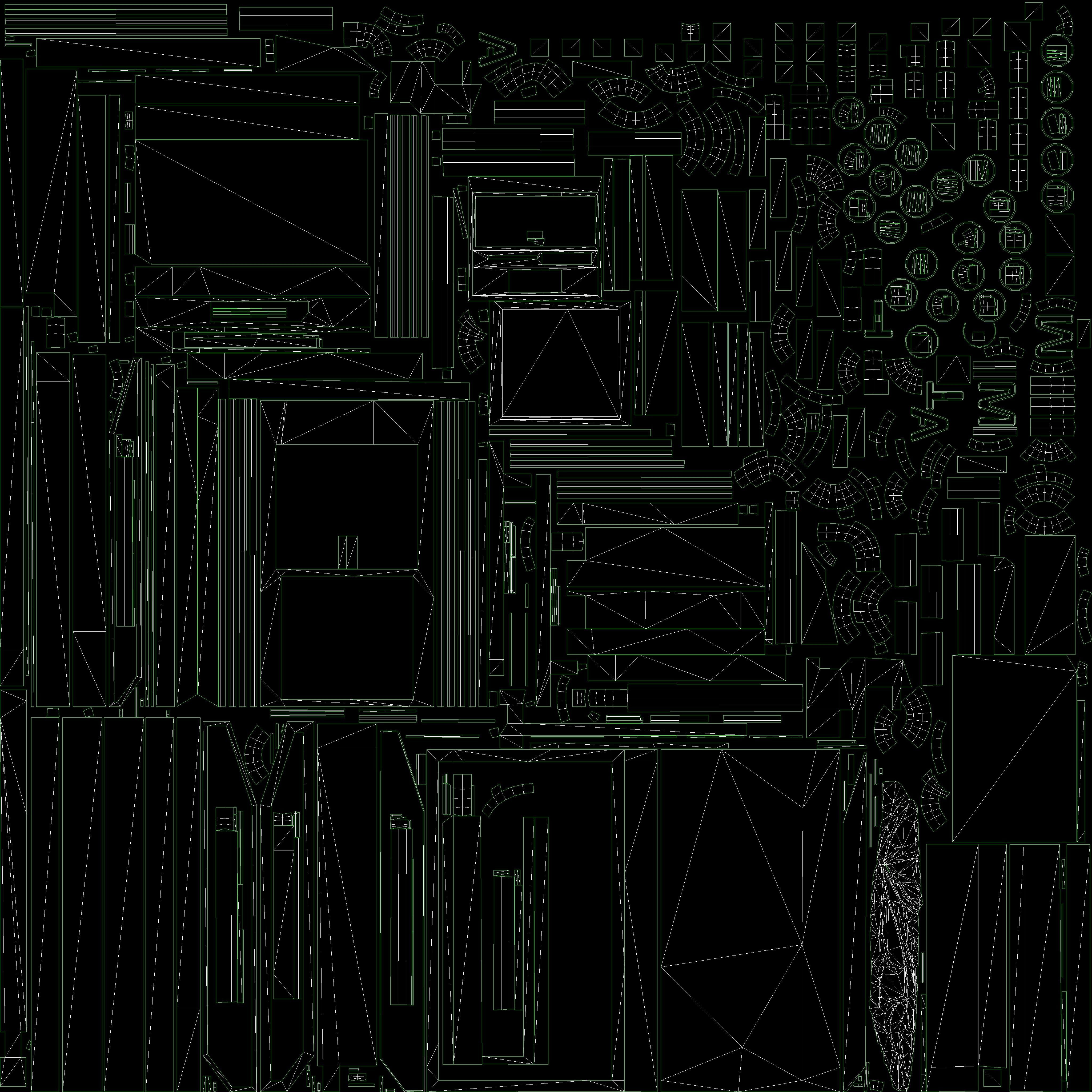 CyberPunk ATM Optimized FOr games  Low-poly 3D model_12