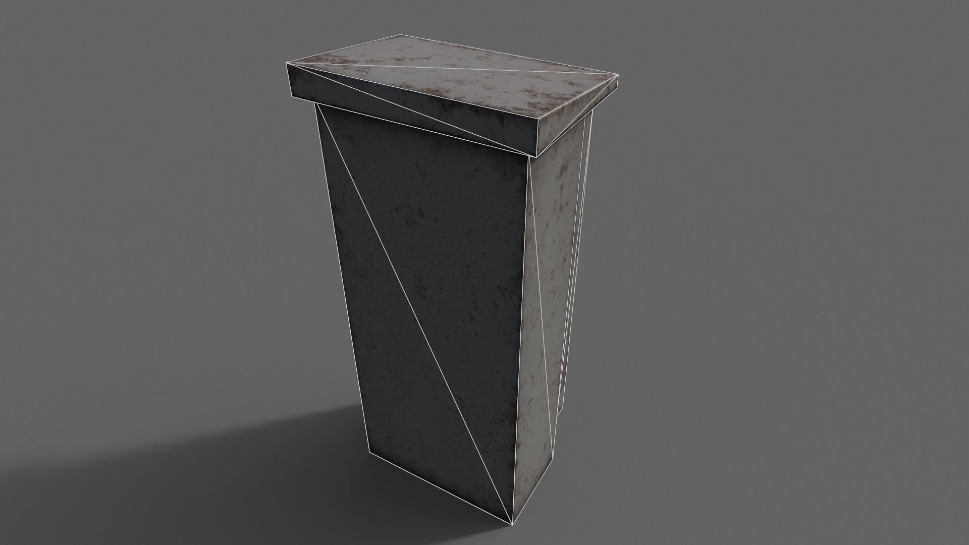 PBR Electric Box LightGrey V5 Low-poly 3D model_22