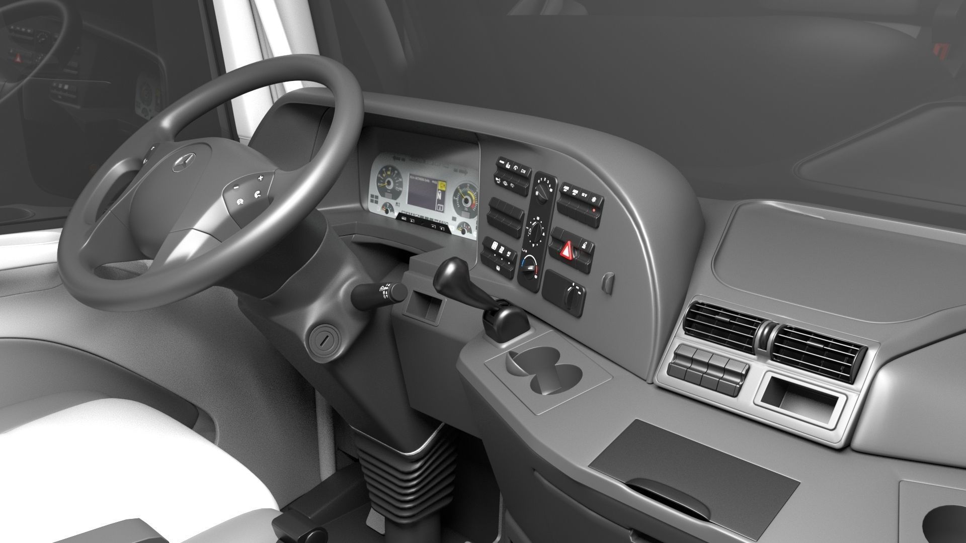 Mercedes-benzactros3348 AK 2005 3D model_11