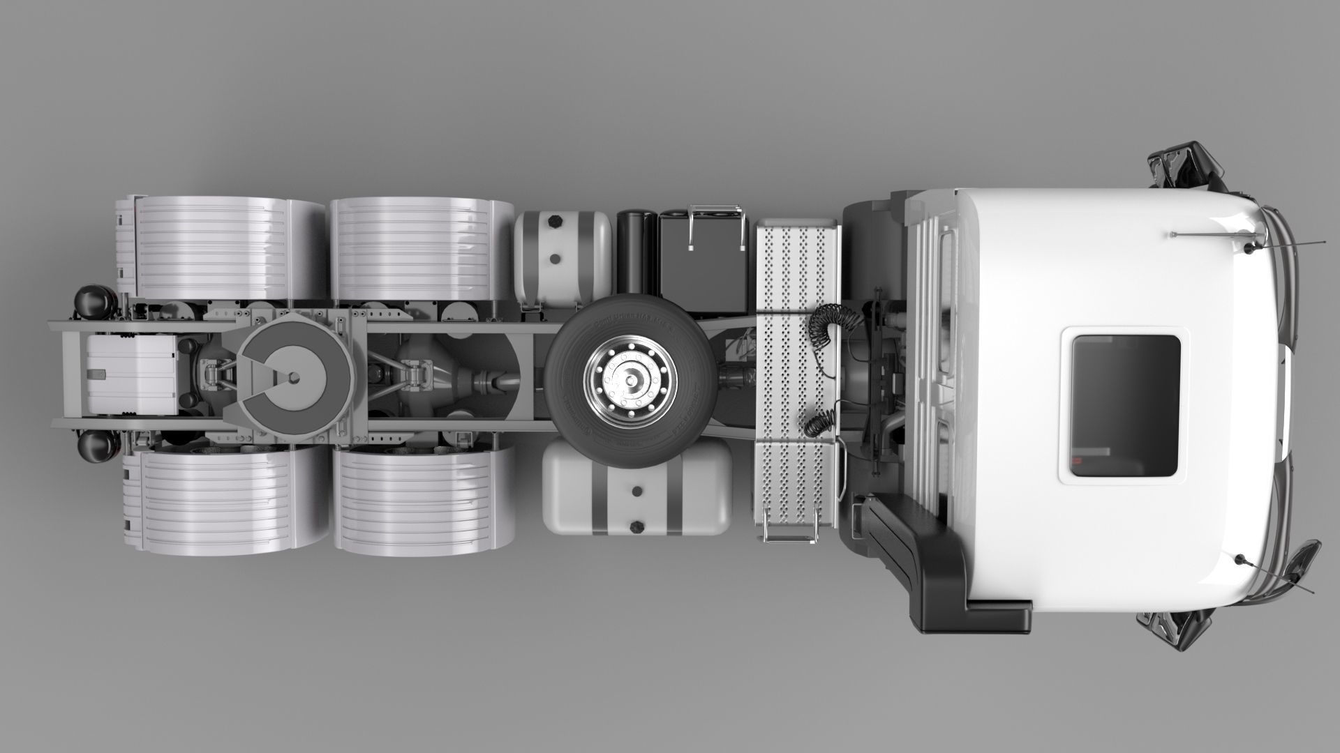 Mercedes-benzactros3348 AK 2005 3D model_6