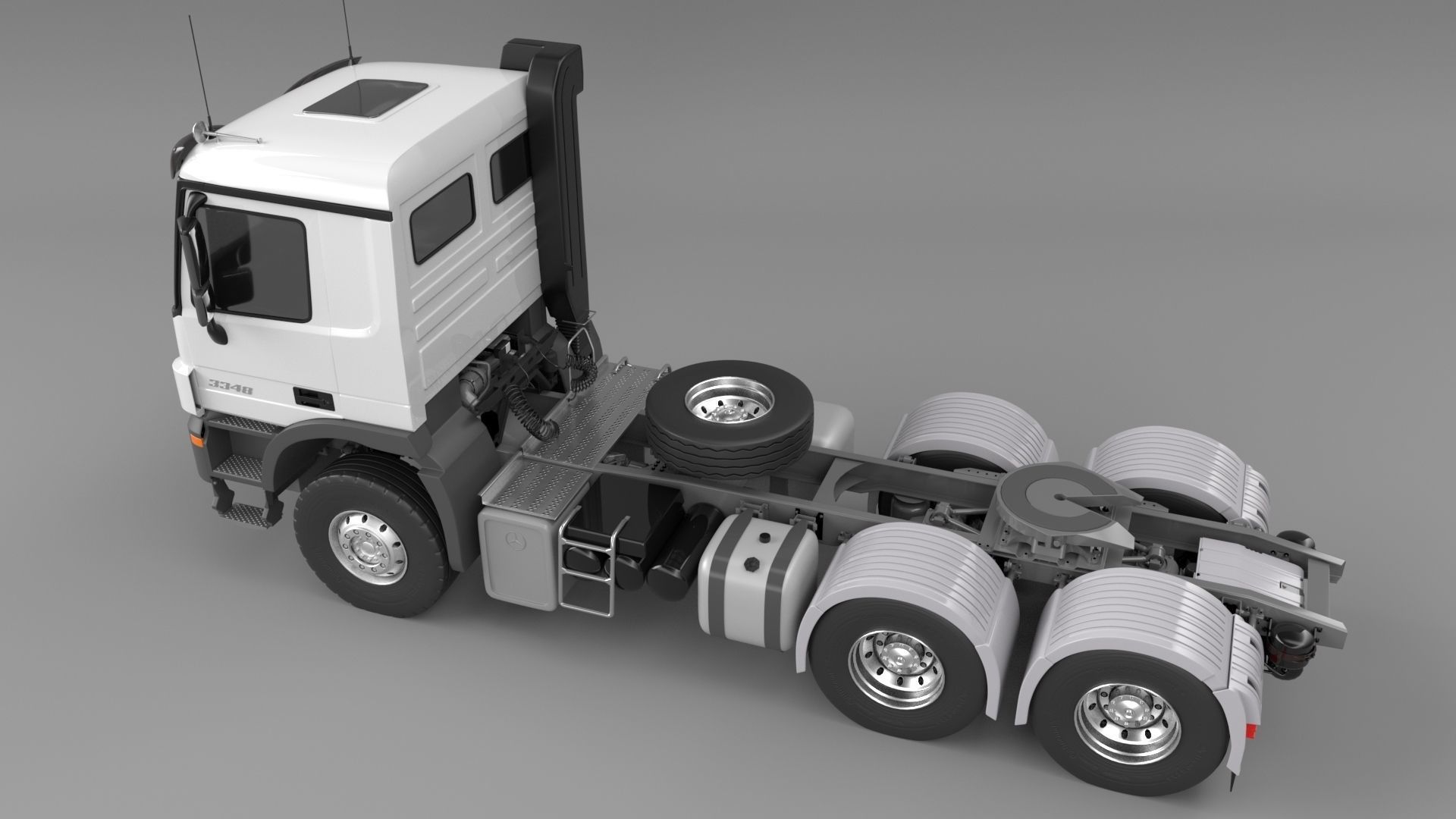 Mercedes-benzactros3348 AK 2005 3D model_2