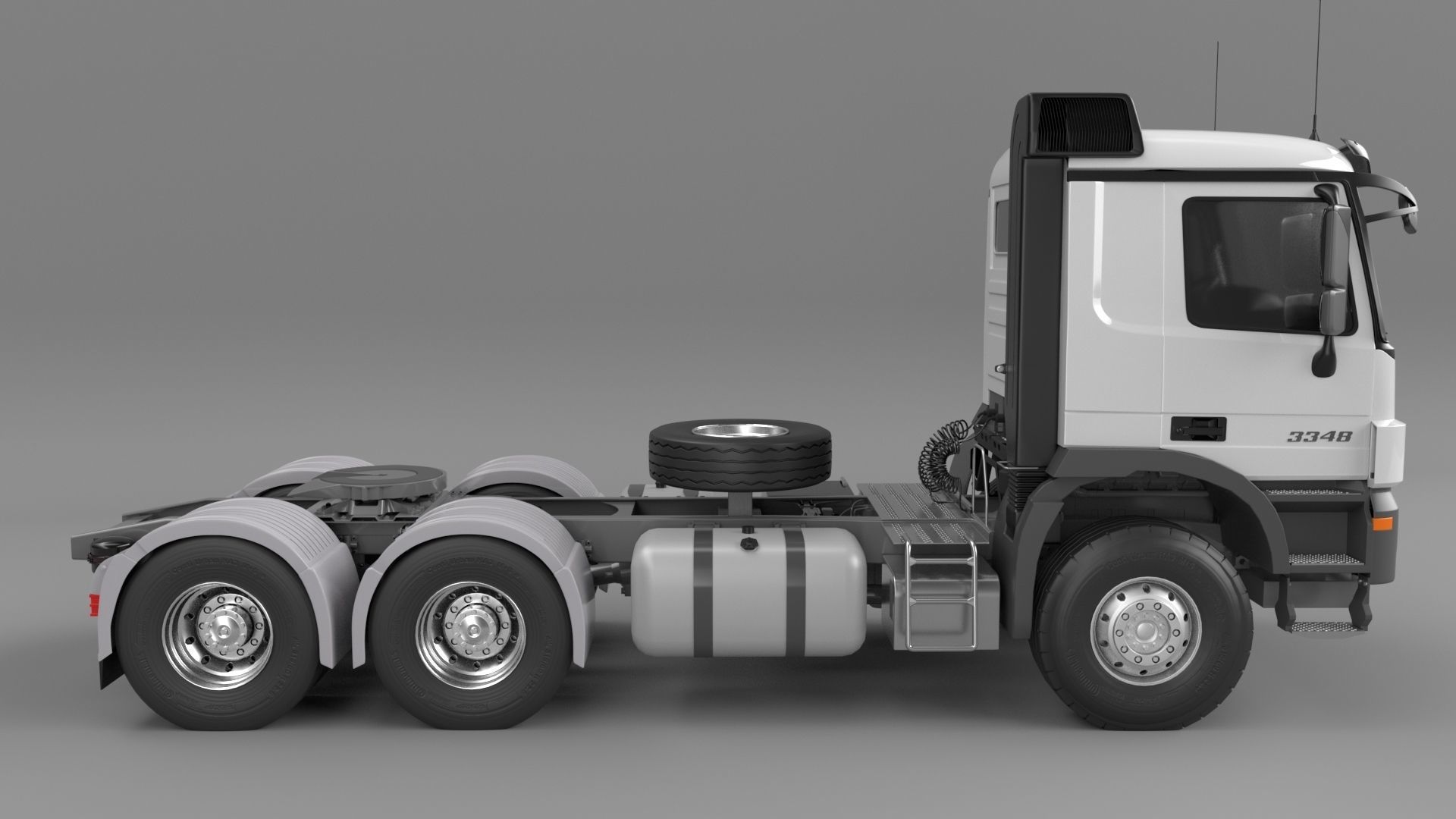 Mercedes-benzactros3348 AK 2005 3D model_5