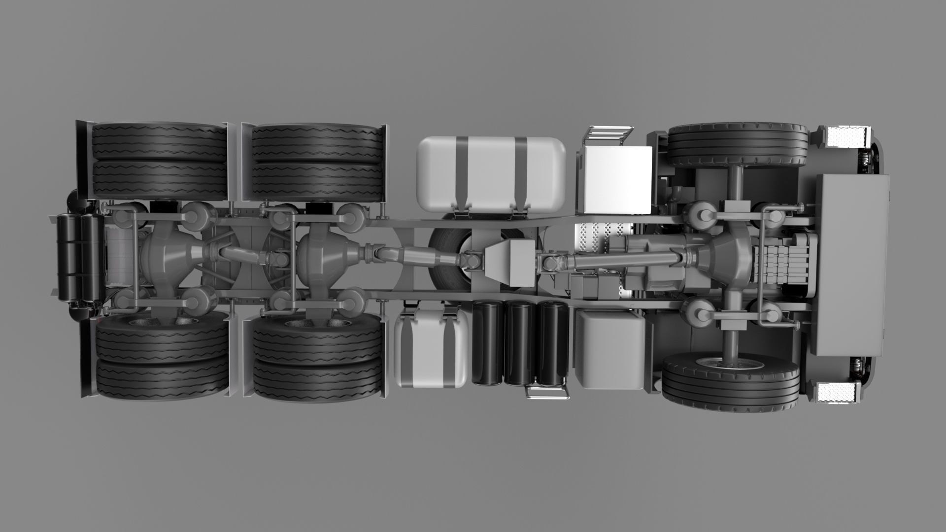 Mercedes-benzactros3348 AK 2005 3D model_9