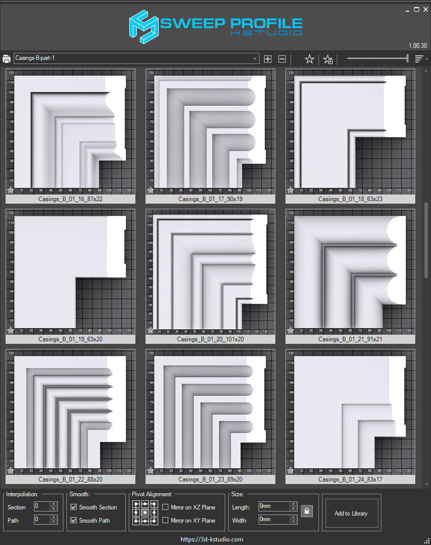Architectural Moldings - Mega Bundle 3D model_8