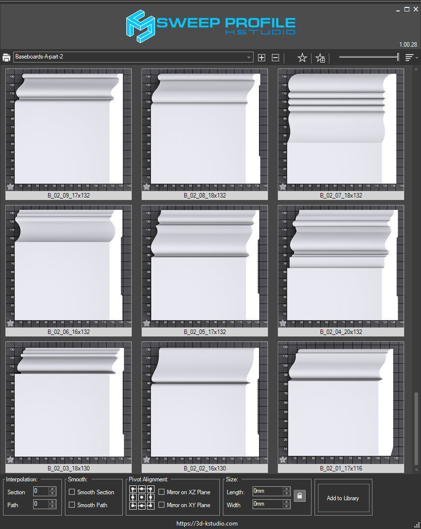 Architectural Moldings - Mega Bundle 3D model_4
