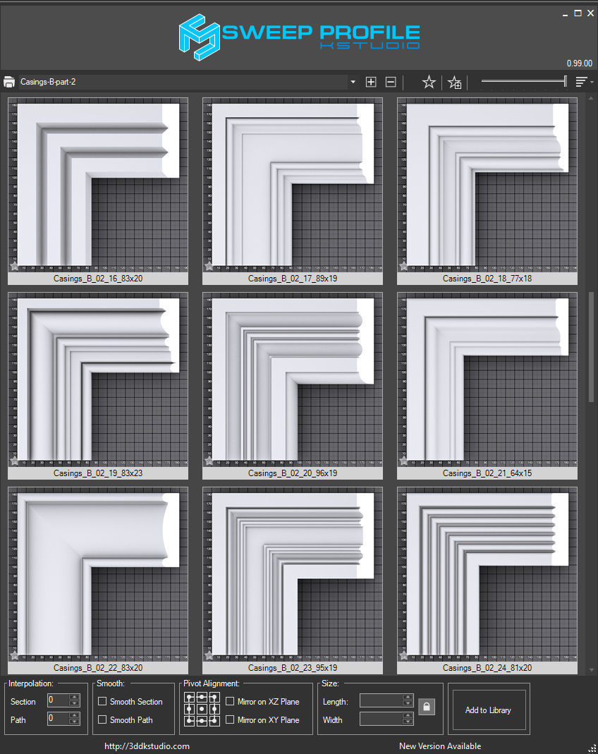 Architectural Moldings - Mega Bundle 3D model_9