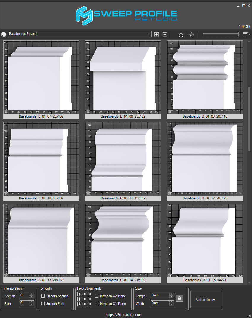 Architectural Moldings - Mega Bundle 3D model_6