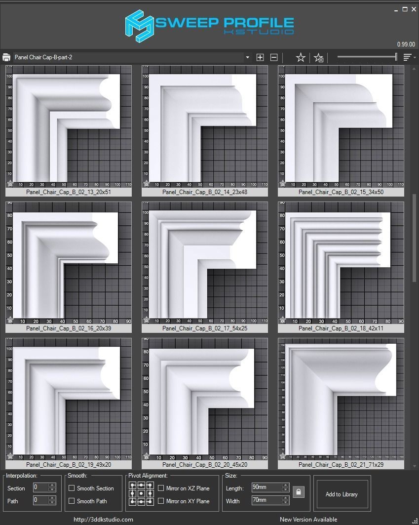Architectural Moldings - Mega Bundle 3D model_14