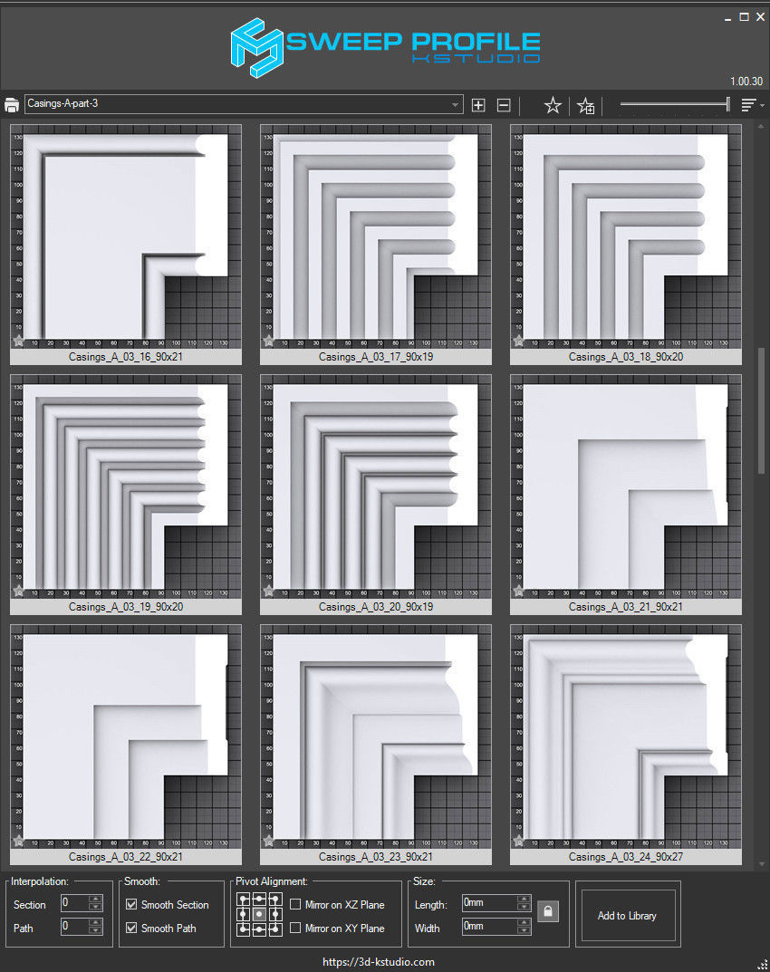 Architectural Moldings - Mega Bundle 3D model_7