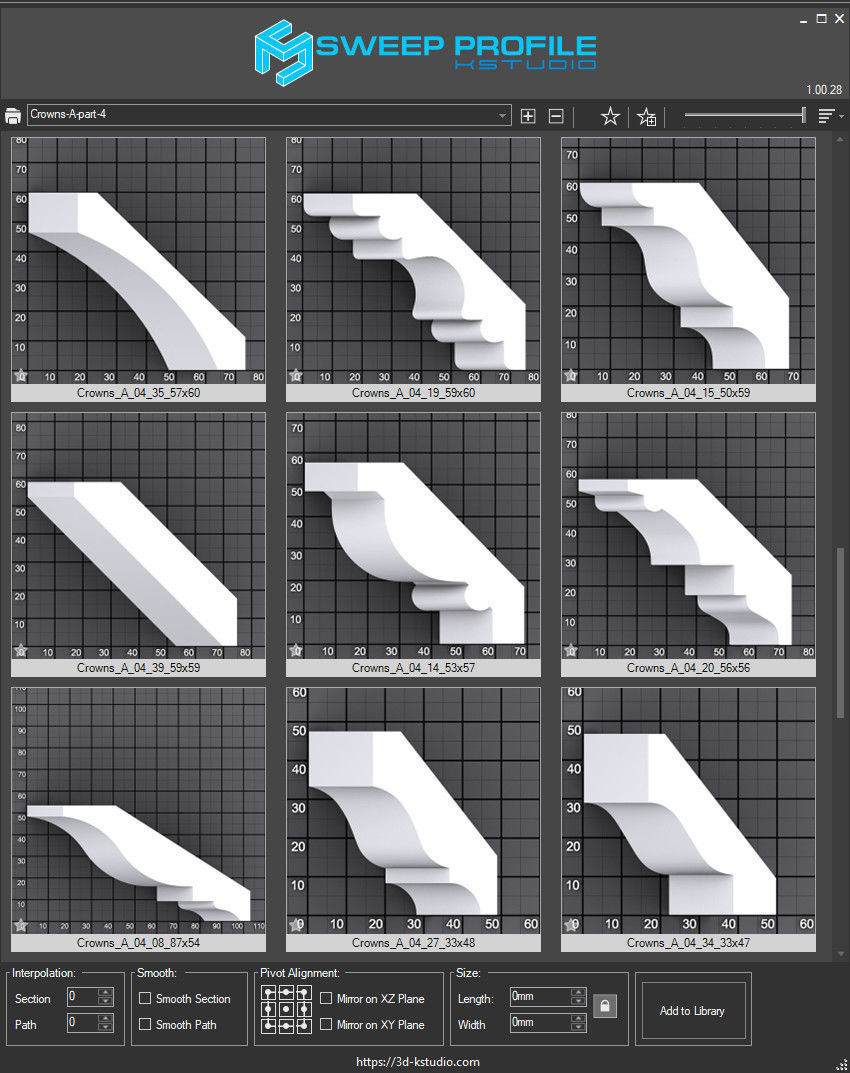 Architectural Moldings - Mega Bundle 3D model_10