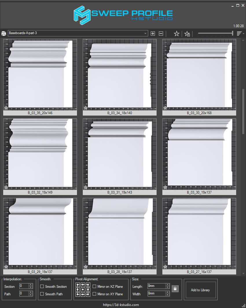 Architectural Moldings - Mega Bundle 3D model_5