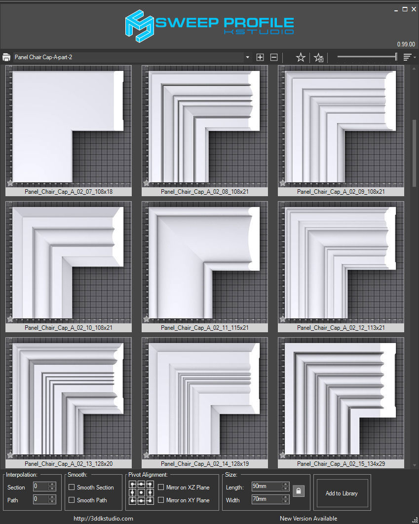 Architectural Moldings - Mega Bundle 3D model_13