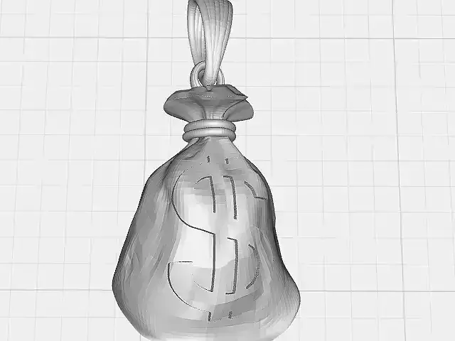moneybag pendant    3d model
