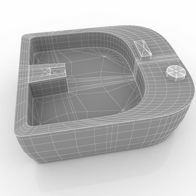 Aqua Foot Massage Spa 3D model_3