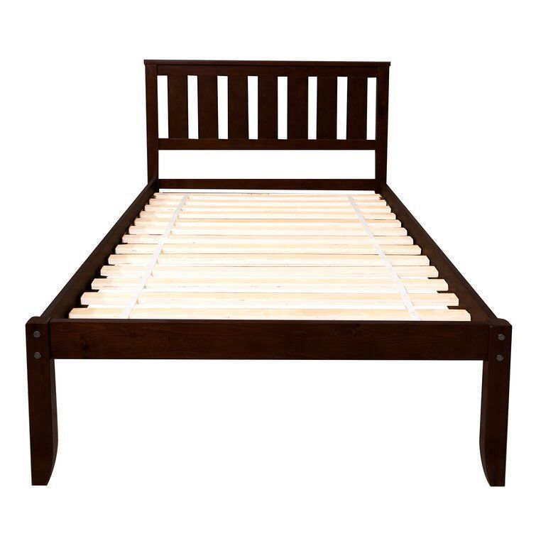 Rowen Twin Wood Platform Bed - 2 Colour 3D model_3