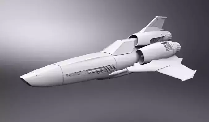 Colonial Viper Mk II Scale model   3D print model