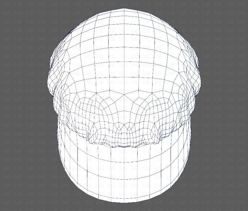 Cap V09 Low-poly 3D model_35