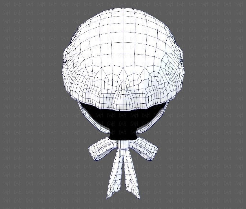 Cap V09 Low-poly 3D model_28