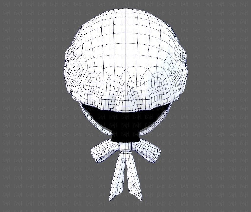 Cap V09 Low-poly 3D model_12