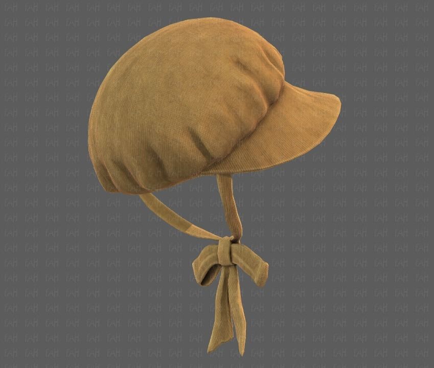 Cap V09 Low-poly 3D model_42