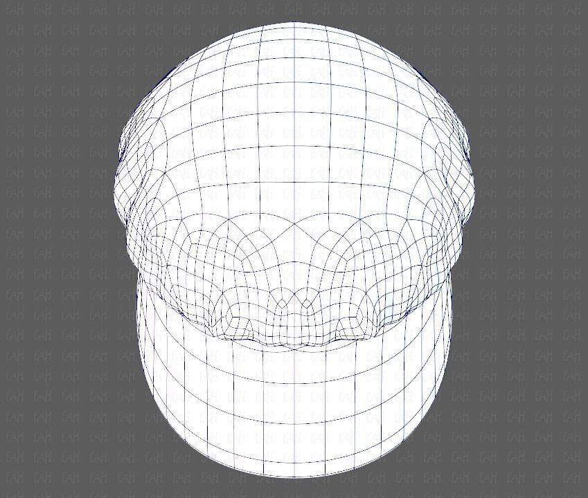 Cap V09 Low-poly 3D model_33