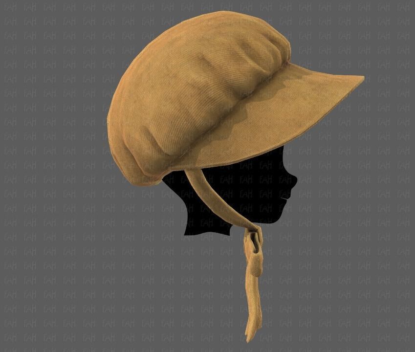 Cap V09 Low-poly 3D model_18