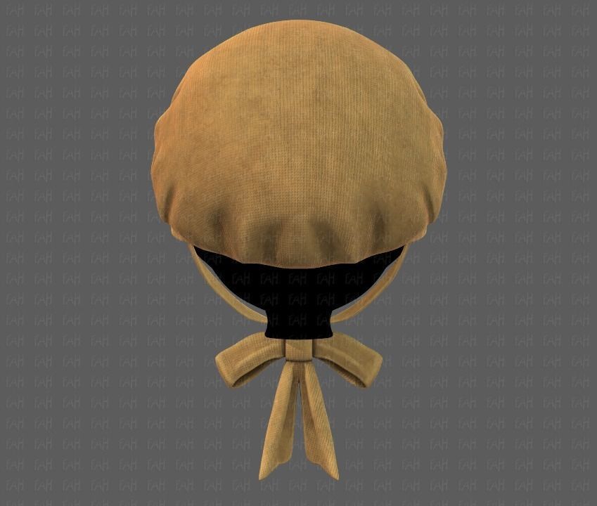 Cap V09 Low-poly 3D model_4