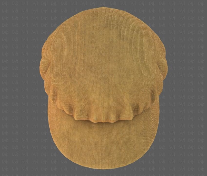 Cap V09 Low-poly 3D model_34