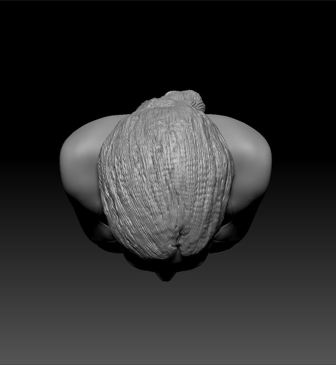 Angelina Jolie bust stl obj fbx ztl 3D print ready model 3D print model_7