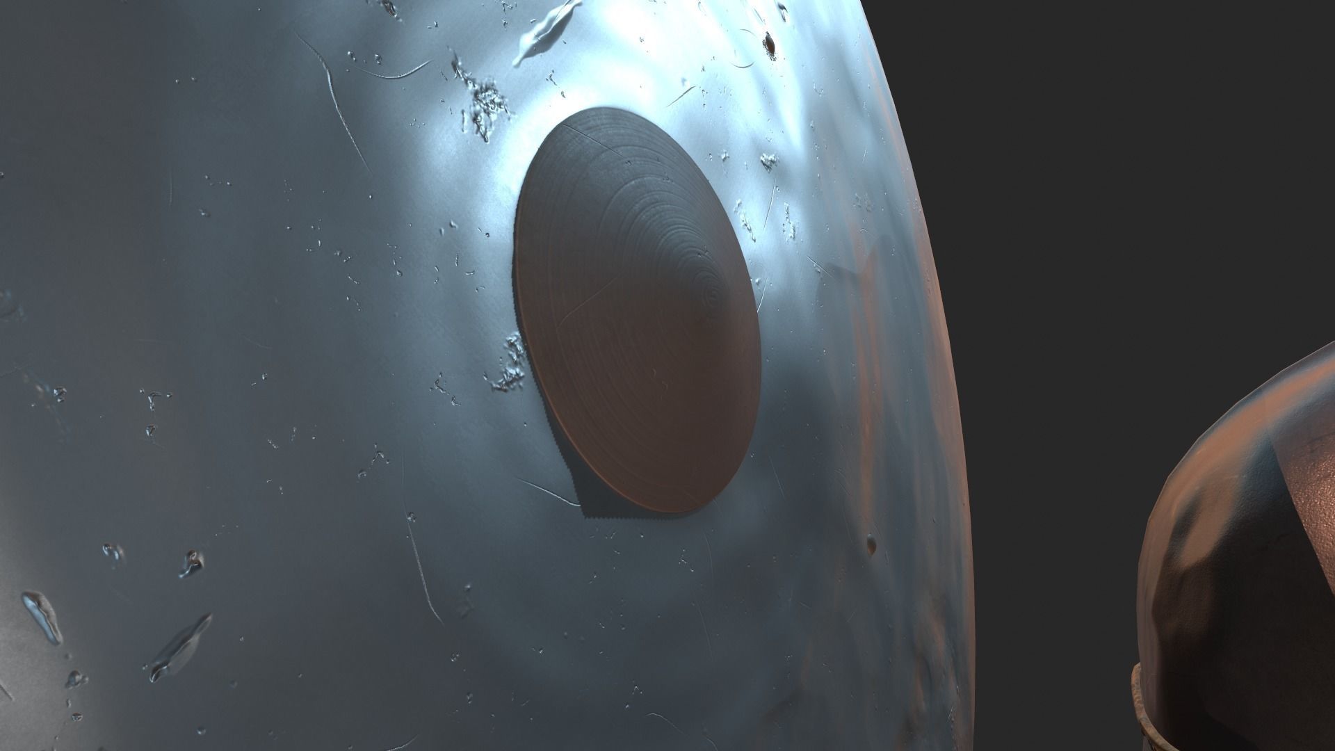 Unsullied helmet and shield Low-poly 3D model_19