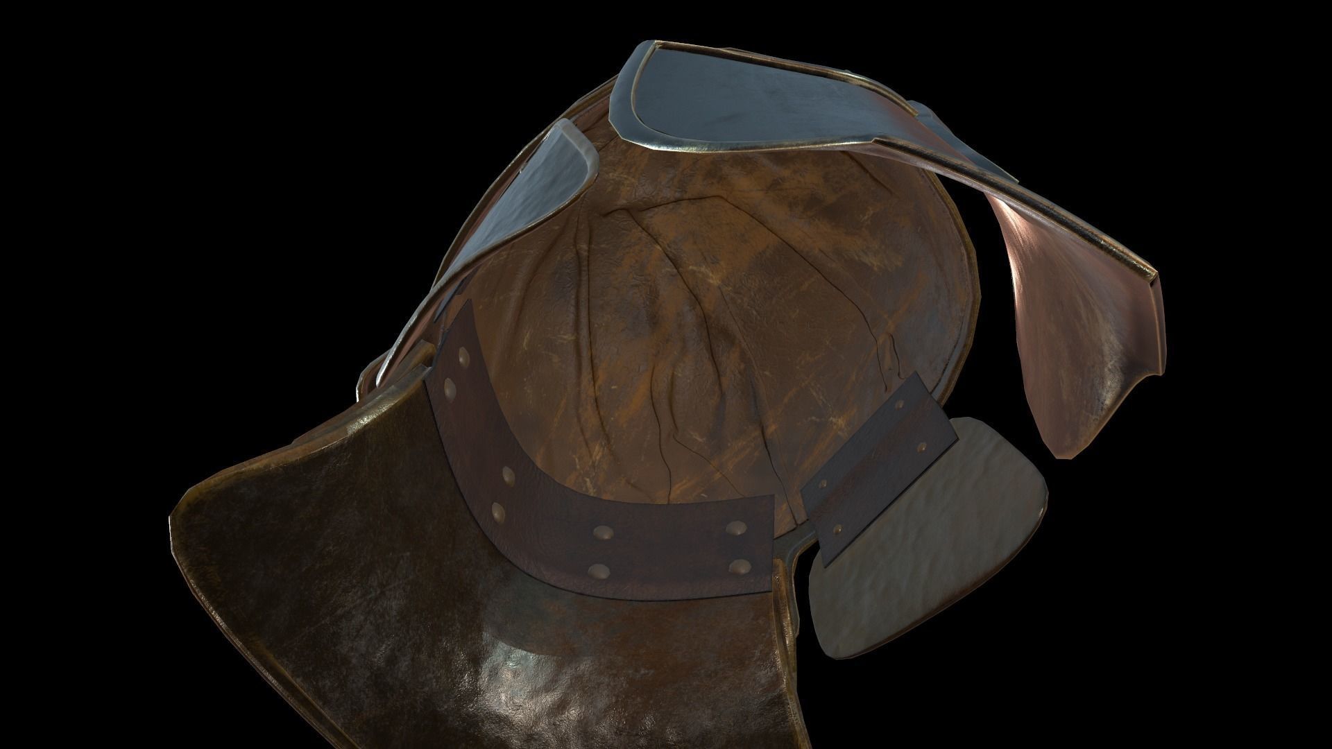 Unsullied helmet and shield Low-poly 3D model_18