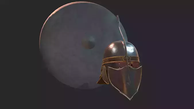 Unsullied helmet and shield