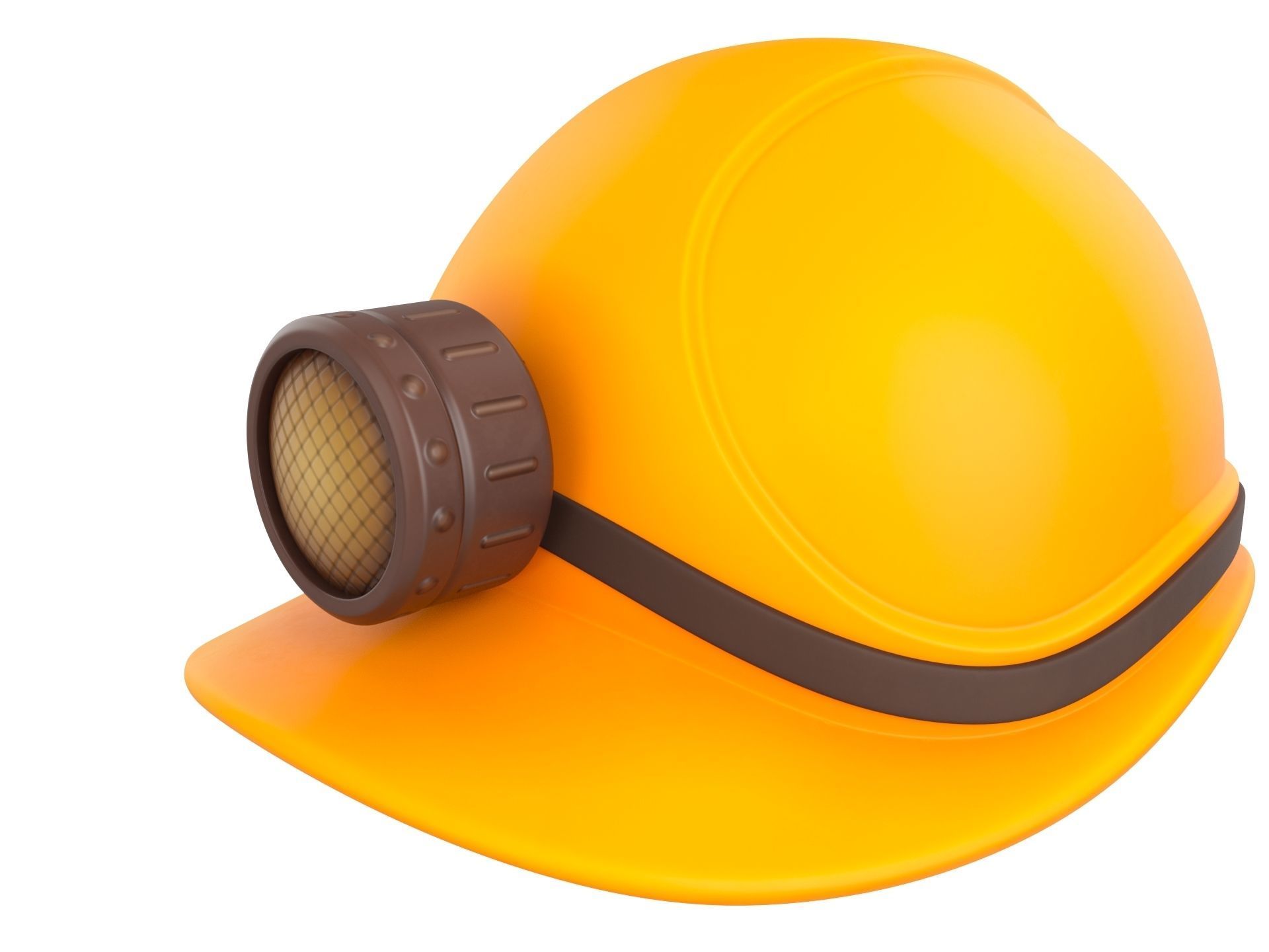 Miner Helmet 3D model_8