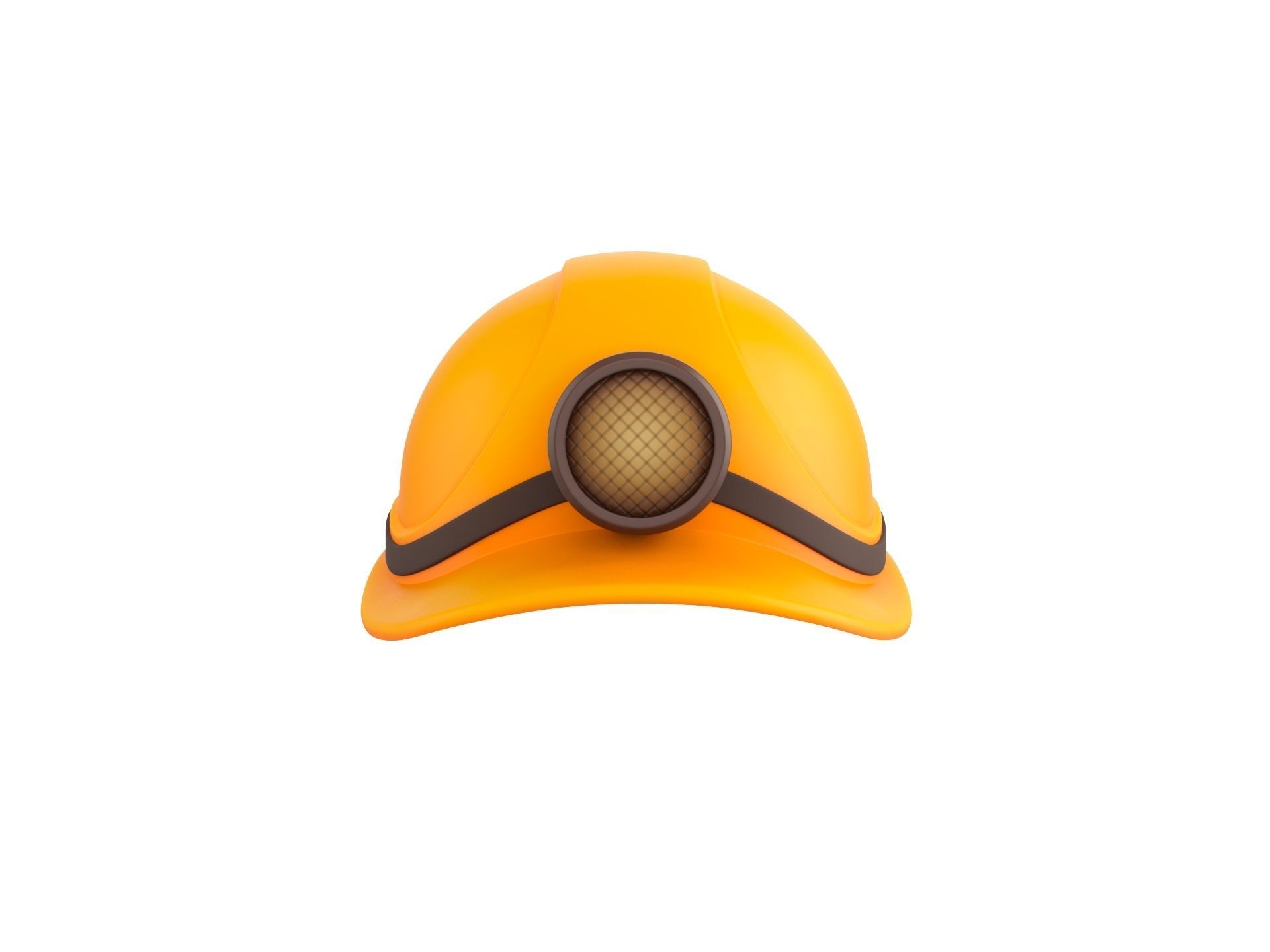 Miner Helmet 3D model_1