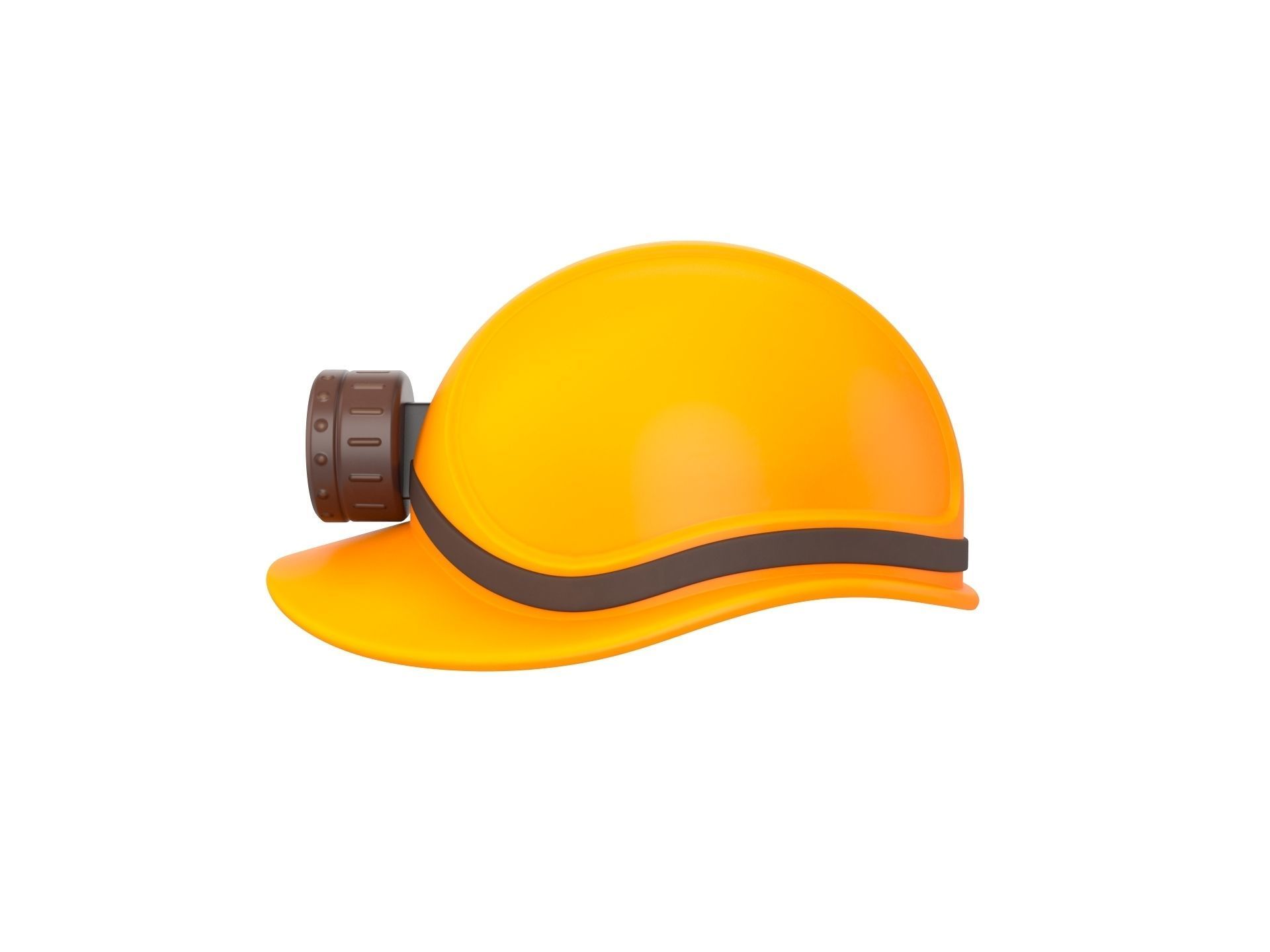 Miner Helmet 3D model_7
