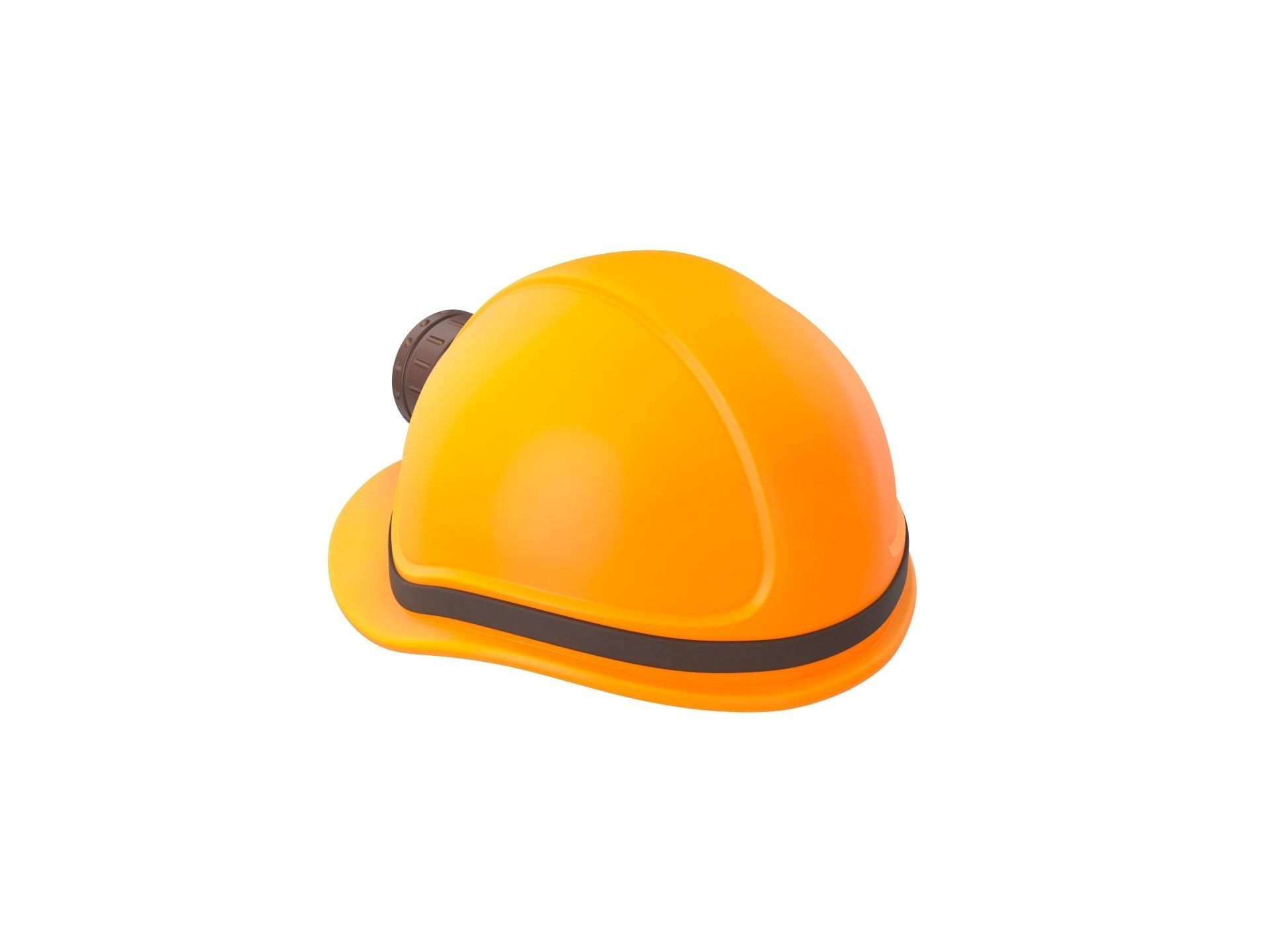 Miner Helmet 3D model_6